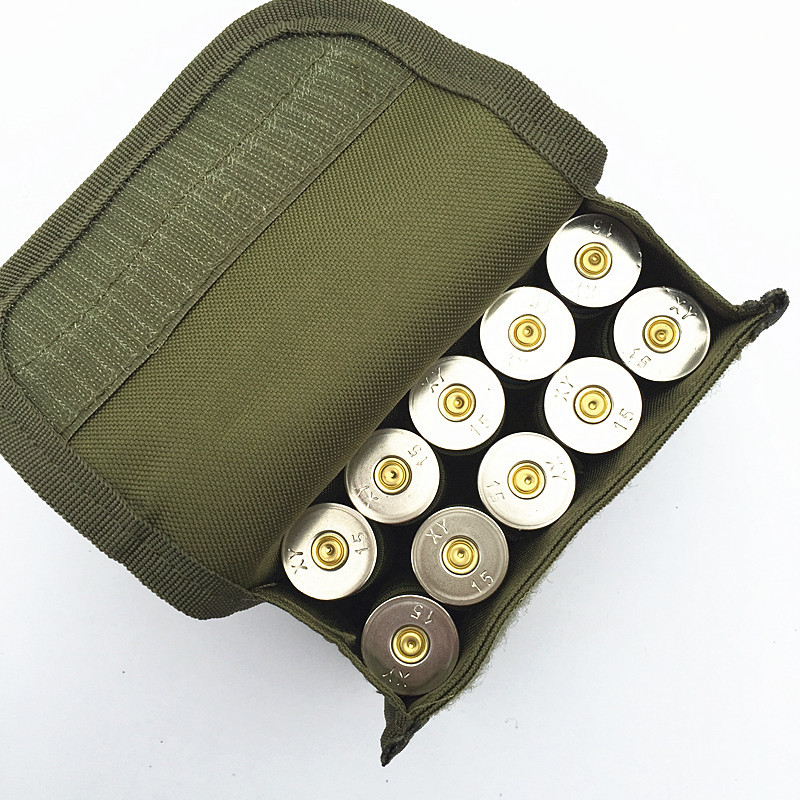 Taktička MOLLE torba za pojas s 10 pretinaca za streljivo, unisex, 600D materijal, za outdoor aktivnosti, stil rekreacijskog putovanja, s funkcijom pohrane