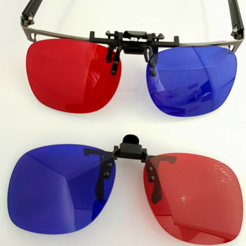 PC medžiagos 3D klipsas akinims su miopija, flip-up kino 3D klipsas, modelis: 3D klipsas, pavasaris 2025