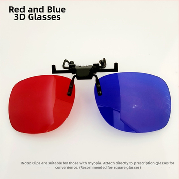 PC medžiagos 3D klipsas akinims su miopija, flip-up kino 3D klipsas, modelis: 3D klipsas, pavasaris 2025