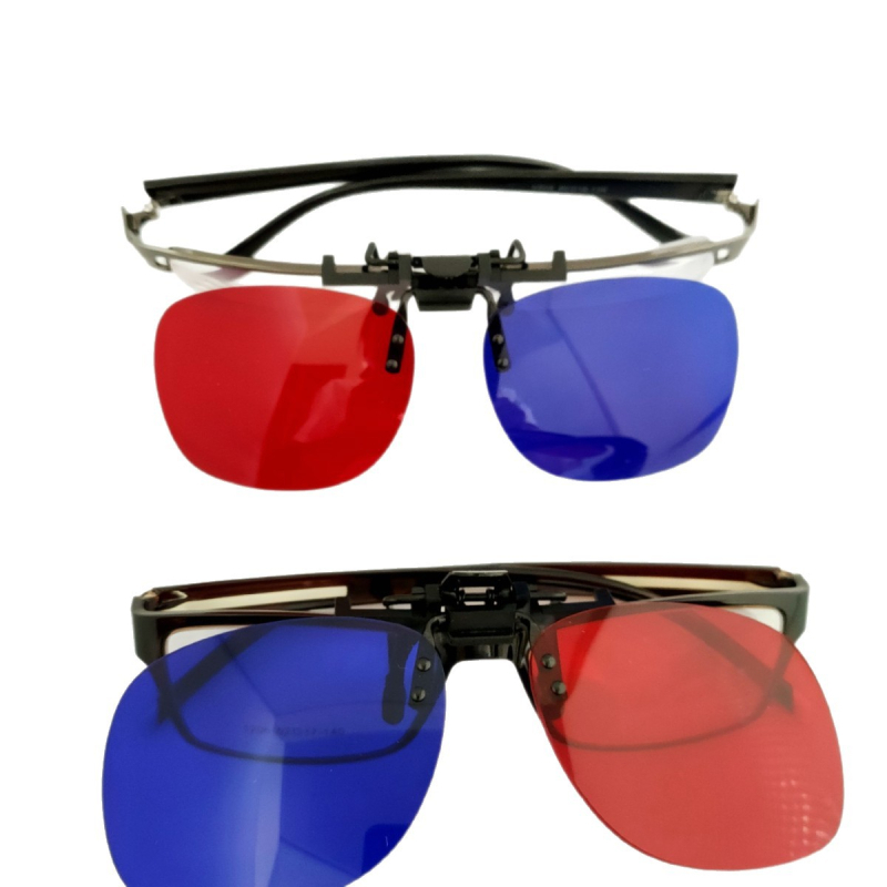 PC medžiagos 3D klipsas akinims su miopija, flip-up kino 3D klipsas, modelis: 3D klipsas, pavasaris 2025