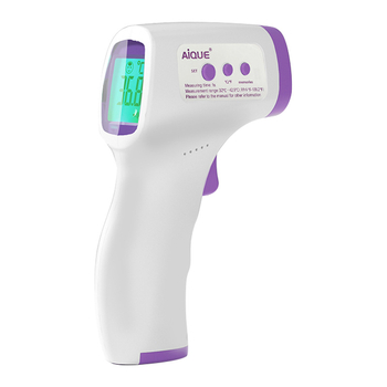 AIQUE T606 érintés nélküli infravörös homlokhőmérő, tárgy- és testhőmérséklet mérés, 105 g, hordozható kézi készülék
