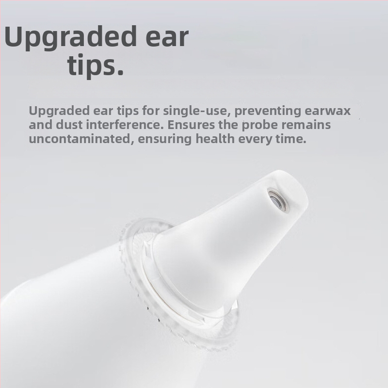 YHT101 Ушен термометър – медицинска прецизност, бързо измерване, аларма за висока температура, използва се през ушния канал, подходящ за бебета, деца и възрастни