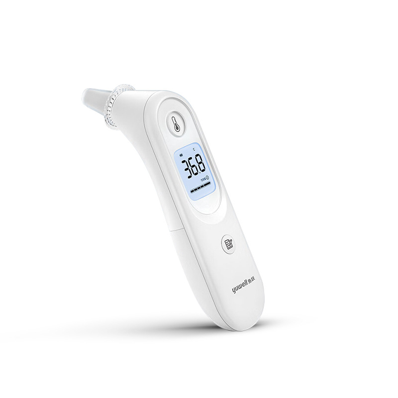 YHT101 Ушен термометър – медицинска прецизност, бързо измерване, аларма за висока температура, използва се през ушния канал, подходящ за бебета, деца и възрастни