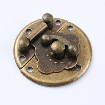 Vintage poggyászcsat vasból, Tonglang Square márka, új kínai stílusú, antik felület, alkalmas fára való dobozokra, kézműves tárgyakra és bútorokra