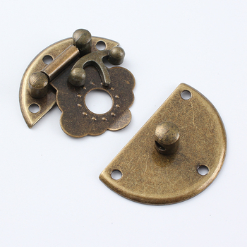 Vintage poggyászcsat vasból, Tonglang Square márka, új kínai stílusú, antik felület, alkalmas fára való dobozokra, kézműves tárgyakra és bútorokra