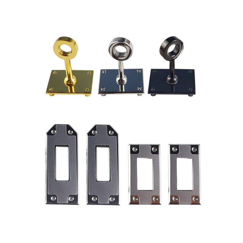 Kelly Bag Lock, petodjelni set od nehrđajućeg čelika, kvadratna okretna brava za torbe