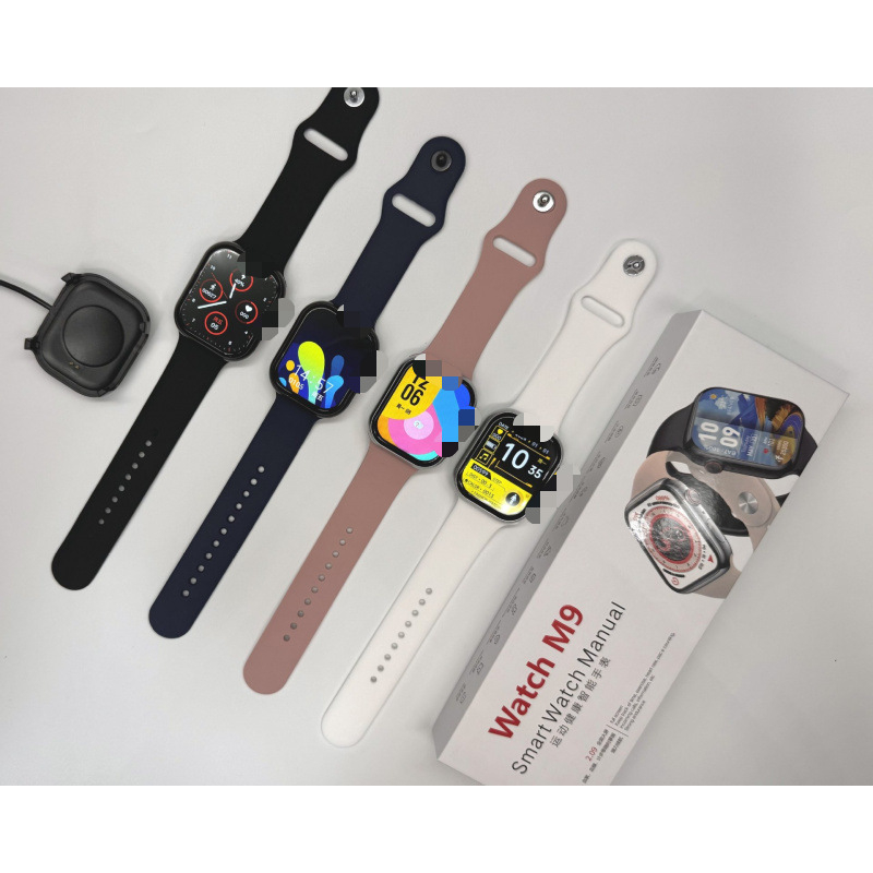 Ceas inteligent M9: monitorizare ritm cardiac, tensiune arterială și oxigen din sânge, impermeabil, compatibil Android