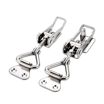 Кламп за бързо заключване, 304 неръждаема стомана, монтаж 90–180°, индустриално закопчаване, модел без/с дупка за ключ