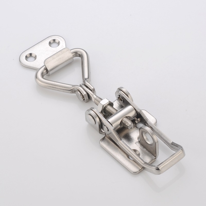 Кламп за бързо заключване, 304 неръждаема стомана, монтаж 90–180°, индустриално закопчаване, модел без/с дупка за ключ