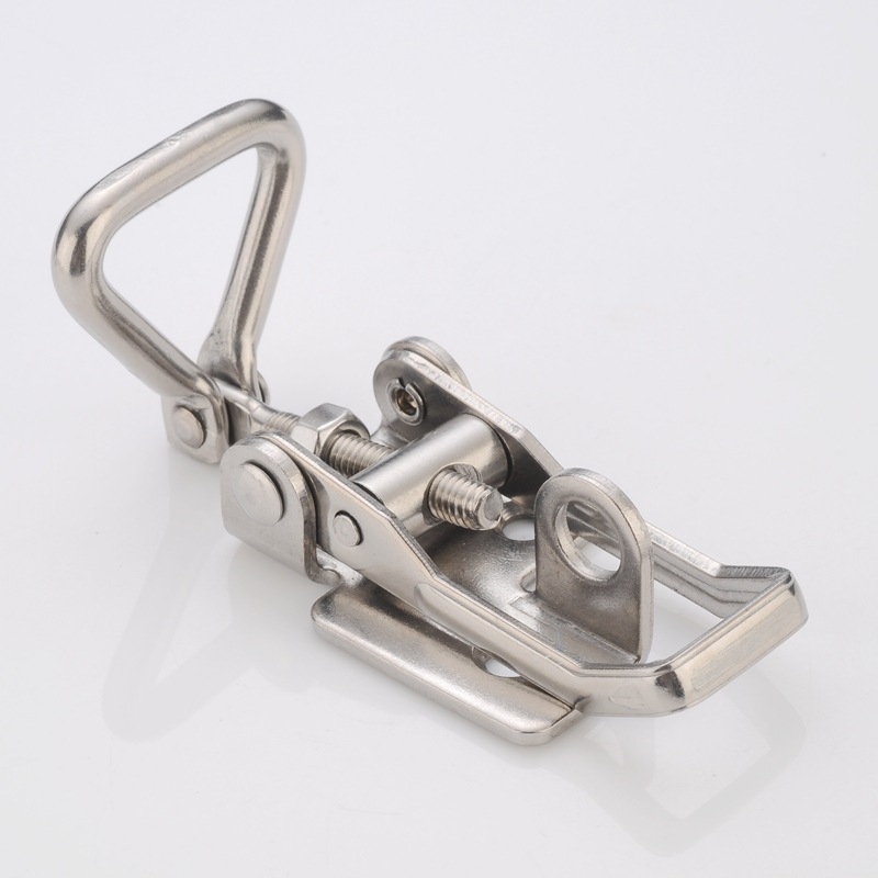 Кламп за бързо заключване, 304 неръждаема стомана, монтаж 90–180°, индустриално закопчаване, модел без/с дупка за ключ