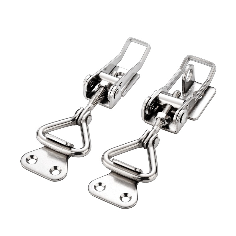 Кламп за бързо заключване, 304 неръждаема стомана, монтаж 90–180°, индустриално закопчаване, модел без/с дупка за ключ