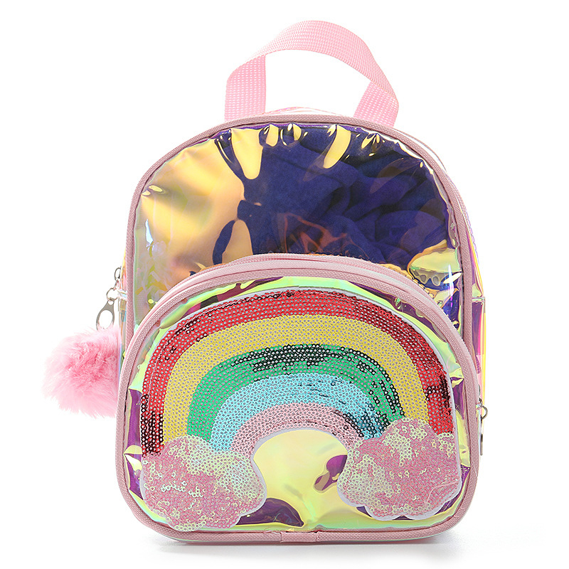 Dječji ruksak od PVC phantom – vodootporan, protiv krađe, seizmička zaštita; Little Fox anime uzorak; unisex