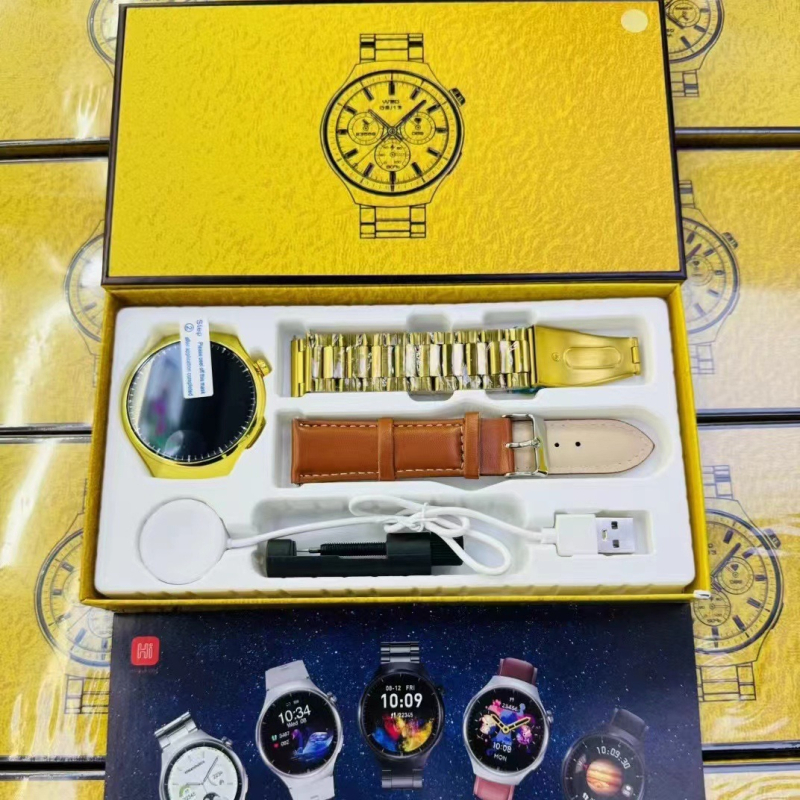 Pametni sat s kružnim IPS zaslonom, aluminijskim kućištem, vodootporan za svakodnevnu uporabu, senzori otkucaja srca, krvni tlak i kisik u krvi, praćenje sna, Bluetooth pozivi