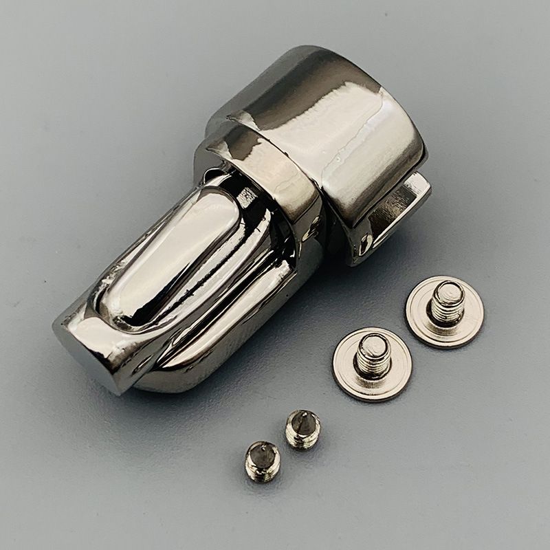 Brava od mesinga za prtljagu – Minimalistička serija DIY dodatak za kožne torbe, marka Broken copper