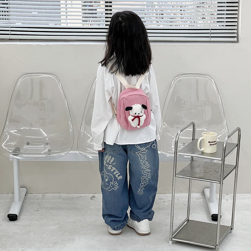 Platnena torba za predškolu, unisex, anime uzorak, dizajn smanjenja opterećenja, zakrivljene naramenice, podstava od poliestera