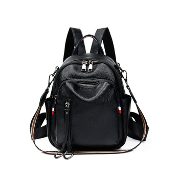MOOKEVE Ženski mini ruksak – korejski stil, PU koža, ulični trend, vodootporan, zatvarač