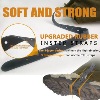 Zaštita listova za planinarenje – poliester, zaštita listova, zaštitnik za stopalo, otporna na habanje, snijegotporna, vodootporna