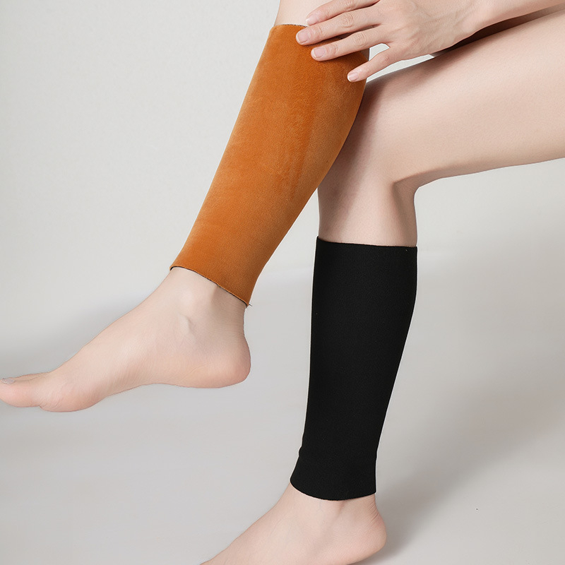 Protecții pentru gambă, cu căptușeală fleece – unisex, pentru alergare, ciclism, fitness și dans