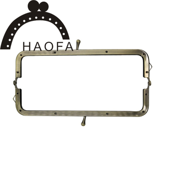 Okvir za torbu sa kvadratnom kapom glavom, željezo, Yiwu Haofa Hardware Factory, proljeće 2025 stil