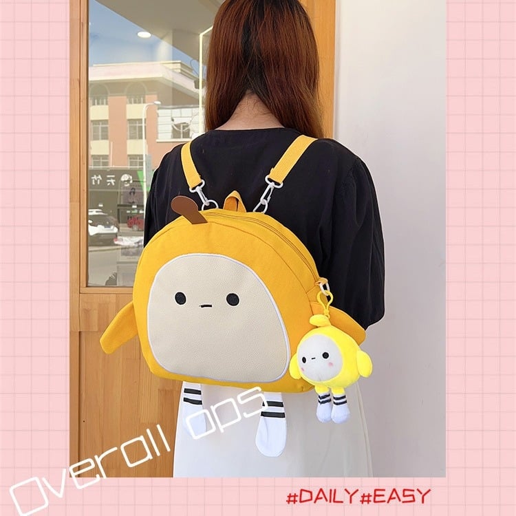 Ruksak s uzorkom jajeta i slatkim dizajnom, denim vanjske tkanine, naramenice s zračnim jastučićem, podstava od Oxford materijala, za učenike osnovne škole