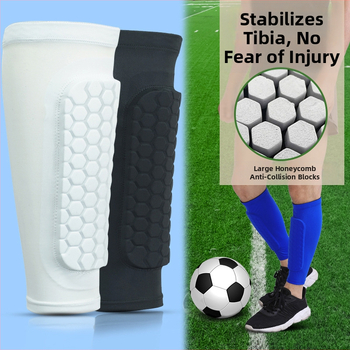 Zaštita listova za nogomet i trčanje — legging zaštita s protuzvučnom tibijskom pločom, Spandex+eva