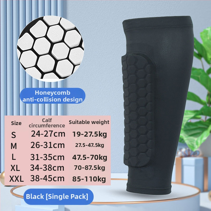 Zaštita listova za nogomet i trčanje — legging zaštita s protuzvučnom tibijskom pločom, Spandex+eva