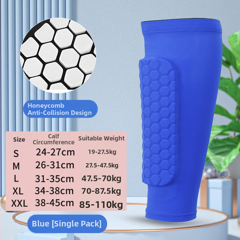 Zaštita listova za nogomet i trčanje — legging zaštita s protuzvučnom tibijskom pločom, Spandex+eva