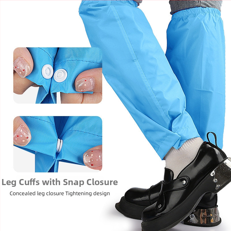 Nepremokavé návleky na nohy na vonkajšie cestovanie – Oxford látka s TPU membránou, Produktové číslo 033 Rainproof Leg Covers, Značka Footwear Collection