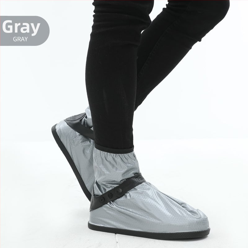 Qinfeiman Водоустойчиви покривала за обувки за открито - унисекс, PVC, антихлъзгаща мека подметка