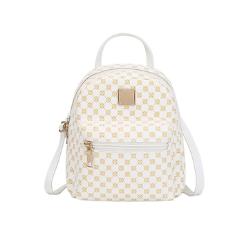 Ruksak 20-35L, PU materijal, vodootporan i otporan na habanje, geometrijski uzorak, kompatibilan s 25 cm laptopom