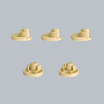 9709707 Donje gumene nogice za stojeći mikser – zamjenski dijelovi, 5-dijelni set