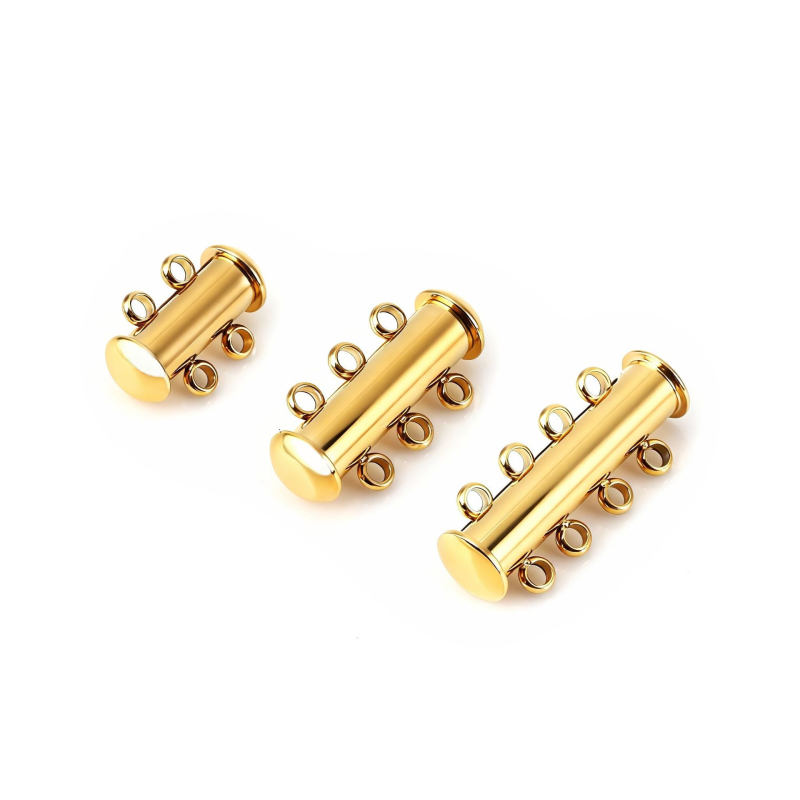 Aksesu Snap od nehrđajućeg čelika, ručno polirano, višeredni uzorak (dvostruki, trostruki, četverostruki), prilagodljivo prema uzorcima