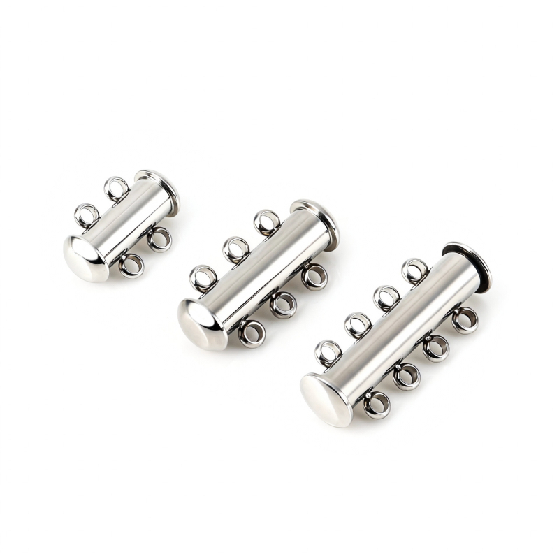 Aksesu Snap od nehrđajućeg čelika, ručno polirano, višeredni uzorak (dvostruki, trostruki, četverostruki), prilagodljivo prema uzorcima