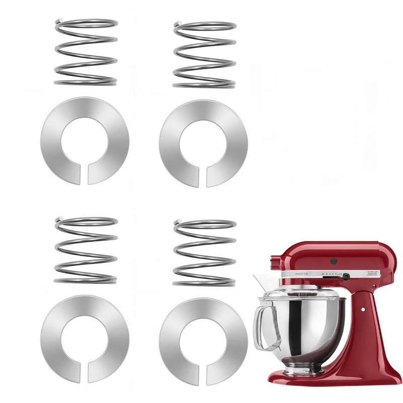 Set dijelova miksera – 4 komada od nehrđajućeg čelika s brtvom s oprugom za KitchenAid Ka-4.8l