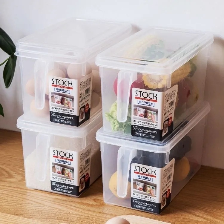 Κουτί αποθήκευσης ψυγείου – Διαφανές, Σφραγισμένο, Διατηρεί τη φρεσκάδα, Πλαστικό, Φορητό