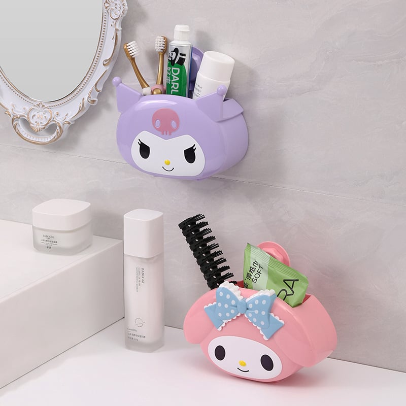 Κρεμαστή θήκη αποθήκευσης τοίχου με καρτούν σχέδιο, φιλικό προς το περιβάλλον ABS πλαστικό, ένα διαμέρισμα, για υπνοδωμάτιο, κουζίνα και μπάνιο