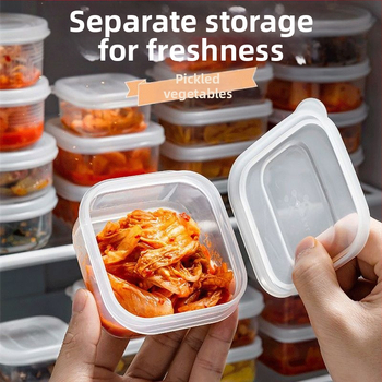 Plastová mrazničková krabička na mäso, potravinárskej kvality, na skladovanie v mrazničke