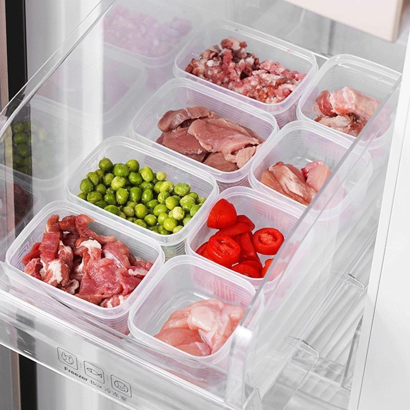 Πλαστικό δοχείο αποθήκευσης για κατάψυξη κρέατος, τροφίμων ποιότητας