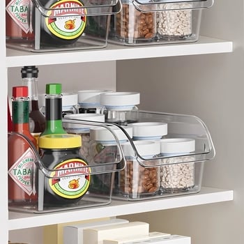 Κουτί αποθήκευσης ψυγείου — μοντέρνος μινιμαλιστικός σχεδιασμός, υλικό PET, λειτουργία αποθήκευσης