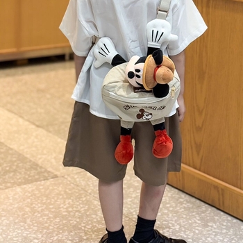 Παιδική τσάντα χιαστί με σχέδιο anime καρτούν, νάιλον, μεγάλης χωρητικότητας, unisex