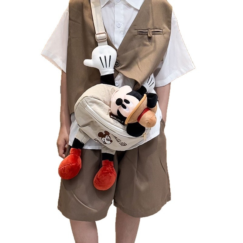 Παιδική τσάντα χιαστί με σχέδιο anime καρτούν, νάιλον, μεγάλης χωρητικότητας, unisex