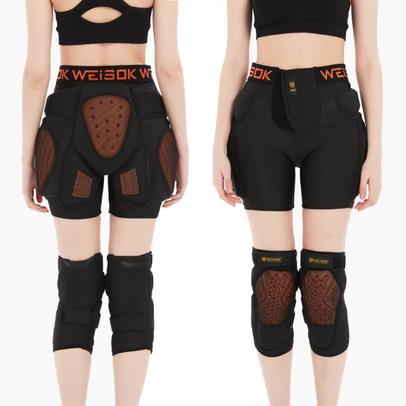 Zaštitne jastučiće za bokove i koljena za ski i snowboard, unutarnje nošenje, PU/EVA/Lycra, Weisok/weisike brend
