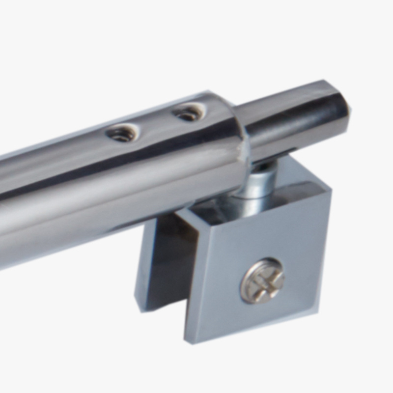 Fürdőszobai üvegajtó húzórúd, 304/201 rozsdamentes acélból, dupla fejű (ferde és sík fej), felület: csiszolt vagy tükrös, modern minimál dizájn