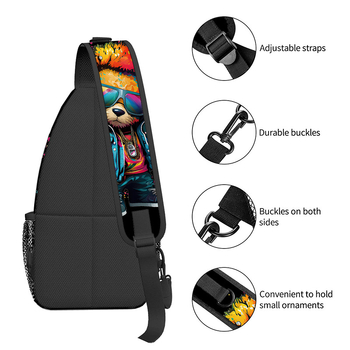 Τσαντάκι στήθους για παιδιά — Unisex, για μαθητές Δημοτικού, Πολυεστέρας, Καλοκαίρι 2024, παιδικό και χαριτωμένο στυλ