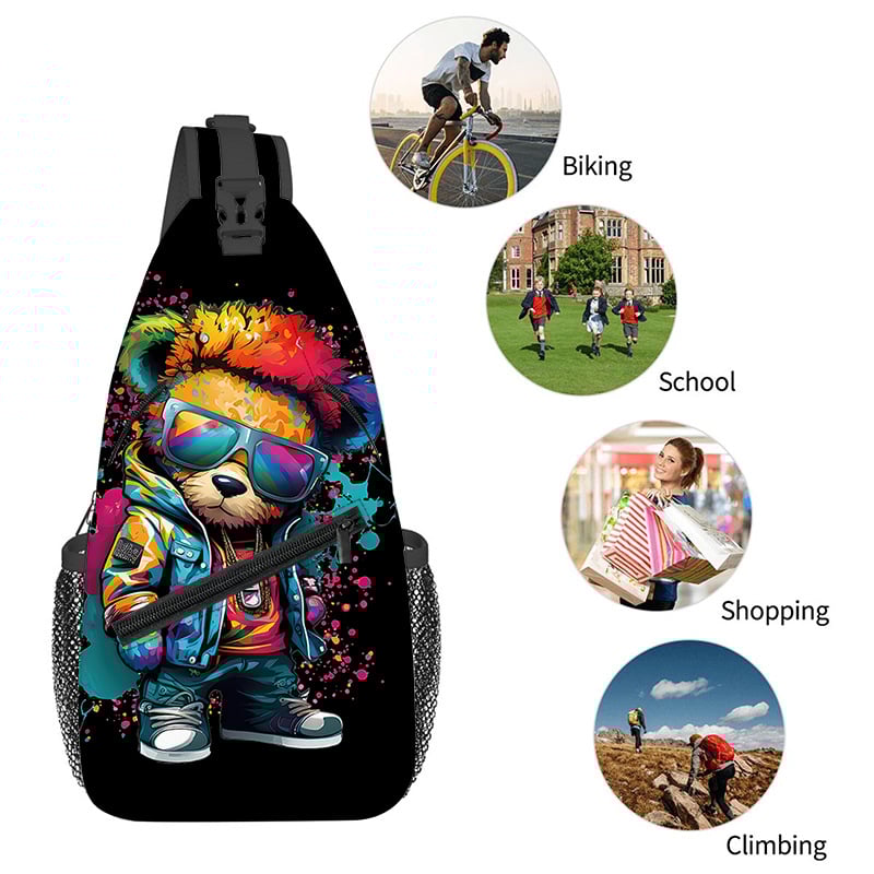 Τσαντάκι στήθους για παιδιά — Unisex, για μαθητές Δημοτικού, Πολυεστέρας, Καλοκαίρι 2024, παιδικό και χαριτωμένο στυλ