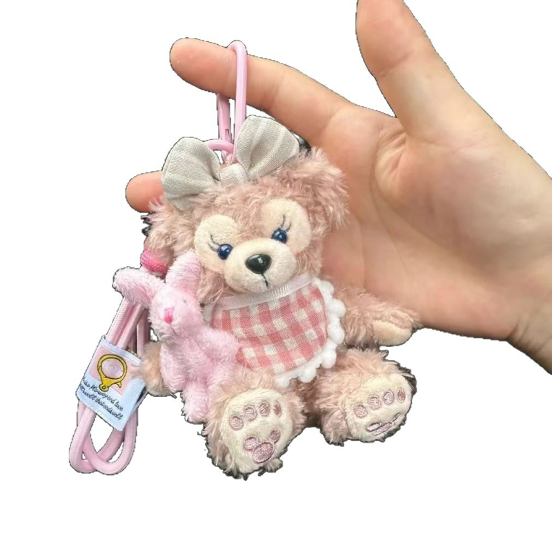 Hangcai Karikatúra plüss baba medál táskára és kulcstartóhoz – PP gyapot töltet, 14+, uniszex