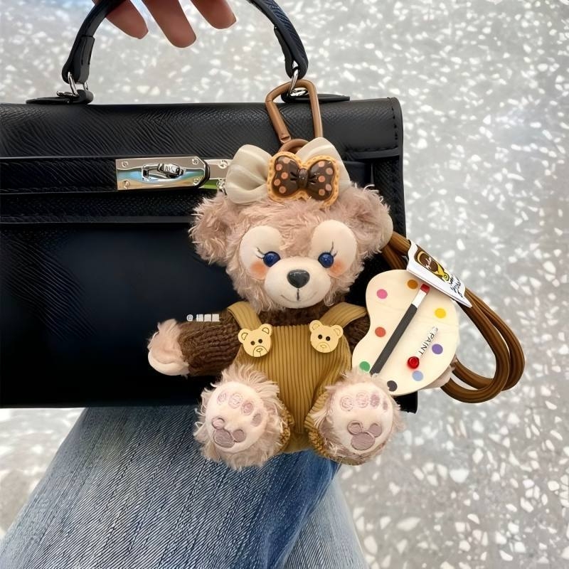 Hangcai Karikatúra plüss baba medál táskára és kulcstartóhoz – PP gyapot töltet, 14+, uniszex