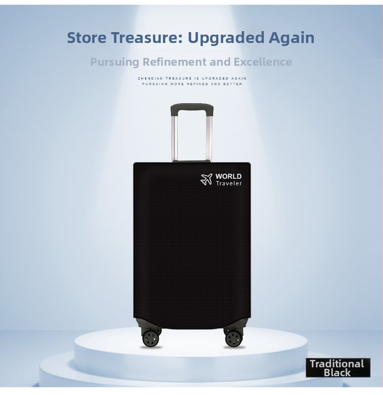 Alumīnija rāmis čemodāna aizsargsegums ar rāvējslēdzēju, bieza neausta auduma, regulējams