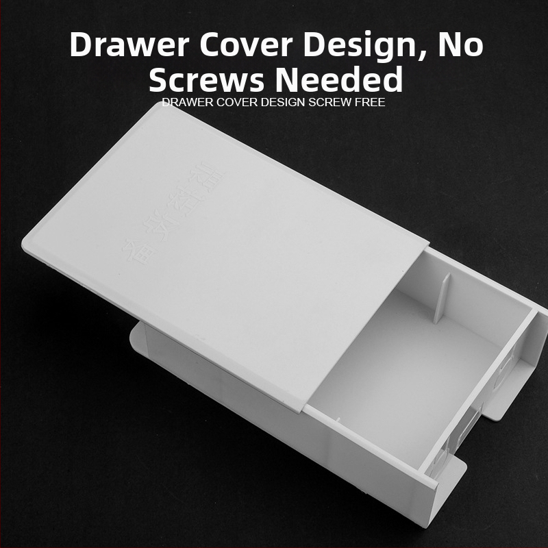 Nízkonapäťová skriňa, nástenná montáž, plastová, s ťahovacím mechanizmom, vodeodolná