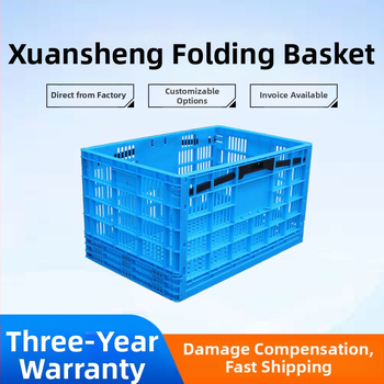 Skladaný plastový kôš, zosilnená konštrukcia, PE materiál, vstrekovanie plastov, vodotesný a koróziou odolný, tlač loga k dispozícii